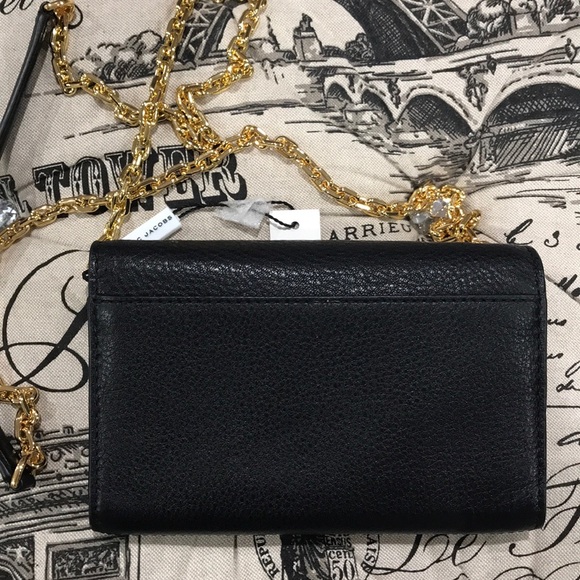 🎁 Marc Jacobs Empire City Leather Wallet Crossb. Bag - Picture 8 of 13